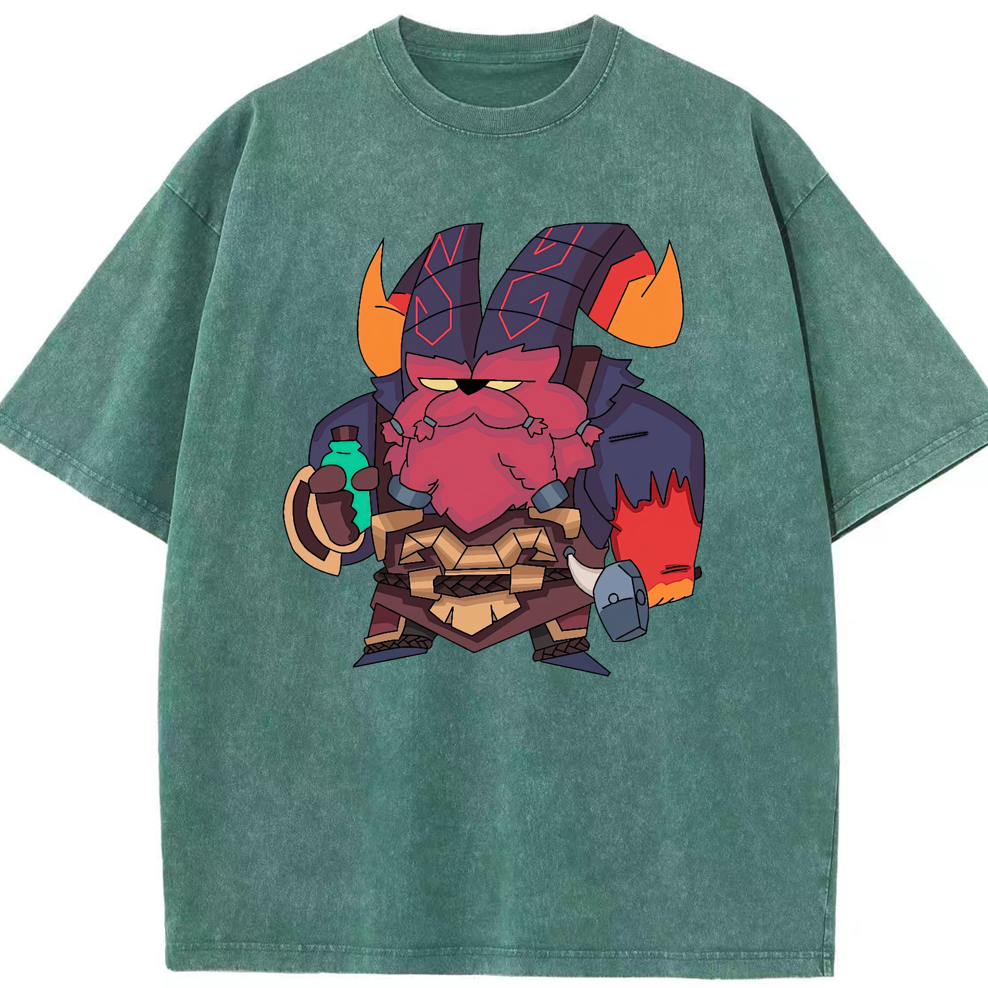 リーグ・オブ・レジェンド League of Legends LOL 綿100% ヴィンテージ風 半袖Tシャツ（フロントプリント）